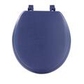 Achim Importing Fantasia Navy Soft Standard Vinyl Toilet Seat- 17 In. TOVYSTNY04